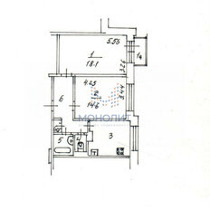 Квартира 54 м², 2-комнатная - изображение 1