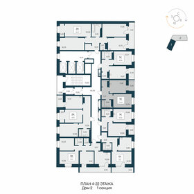 43,7 м², 1-комнатная квартира 7 700 000 ₽ - изображение 112