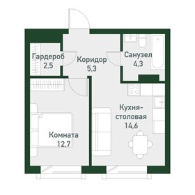48,8 м², 1-комнатная квартира 4 400 000 ₽ - изображение 38
