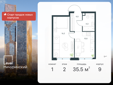 31 м², 1-комнатная квартира 12 400 000 ₽ - изображение 91