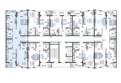 91,8 м², 3-комнатная квартира 11 656 060 ₽ - изображение 2
