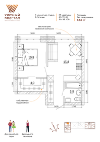 30,9 м², 1-комнатная квартира 4 573 200 ₽ - изображение 28