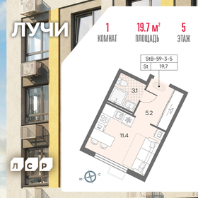 21,2 м², квартира-студия 9 000 000 ₽ - изображение 27