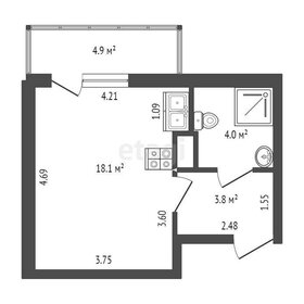 Квартира 25,9 м², студия - изображение 1