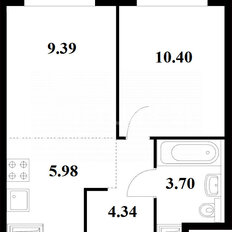 Квартира 33,8 м², 2-комнатная - изображение 4