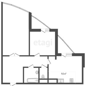 Квартира 56,8 м², 2-комнатная - изображение 2