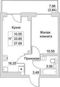 38 м², 1-комнатная квартира 4 300 000 ₽ - изображение 101