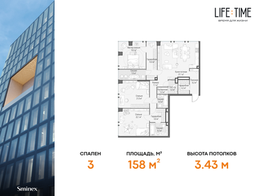 158,2 м², 4-комнатная квартира 134 150 000 ₽ - изображение 28