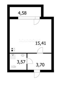 Квартира 21,7 м², студия - изображение 1