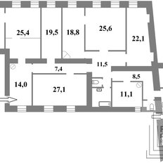 Квартира 257,6 м², 6-комнатная - изображение 4