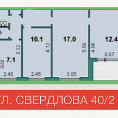 Квартира 55 м², 3-комнатная - изображение 2