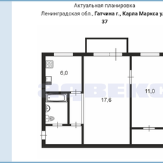 Квартира 43,7 м², 2-комнатная - изображение 2