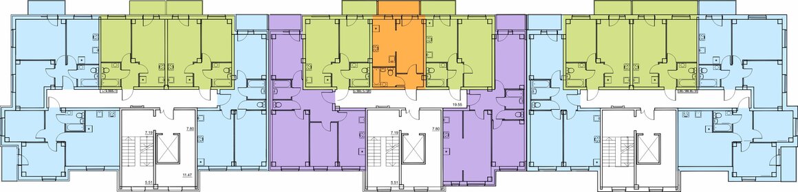 52,5 м², 2-комнатная квартира 4 094 220 ₽ - изображение 13