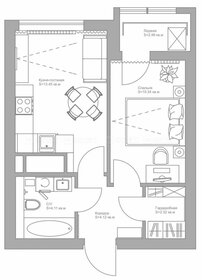 Квартира 36 м², 1-комнатная - изображение 1