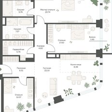 Квартира 112,3 м², 3-комнатная - изображение 2