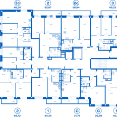 Квартира 62,7 м², 2-комнатная - изображение 2