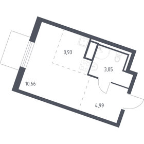 Квартира 23,4 м², студия - изображение 1