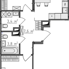 Квартира 62,7 м², 2-комнатная - изображение 2