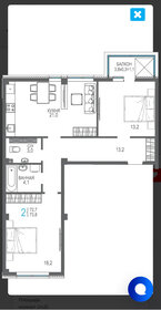 77 м², 2-комнатная квартира 12 000 000 ₽ - изображение 35