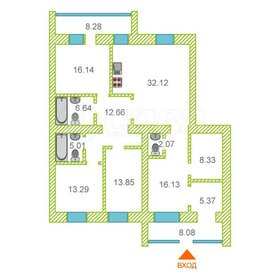 Квартира 135 м², 4-комнатная - изображение 1