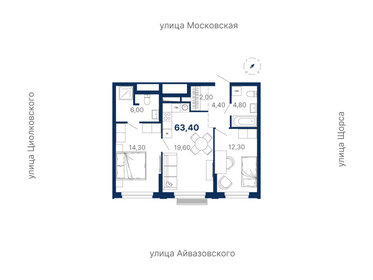 70 м², 2-комнатная квартира 12 000 000 ₽ - изображение 64