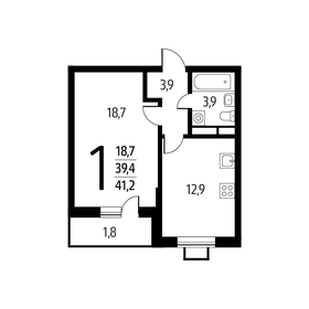 45,5 м², 2-комнатная квартира 11 000 000 ₽ - изображение 44