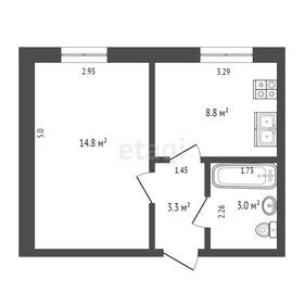 Квартира 30,8 м², 1-комнатная - изображение 1