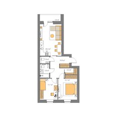 Квартира 65 м², 2-комнатная - изображение 4