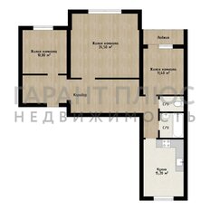 Квартира 92,5 м², 3-комнатная - изображение 2