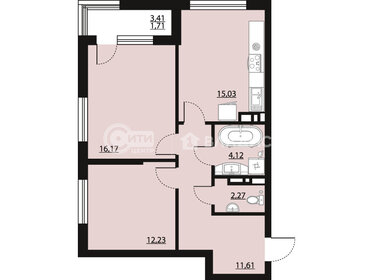 64,8 м², 2-комнатная квартира 9 140 495 ₽ - изображение 27