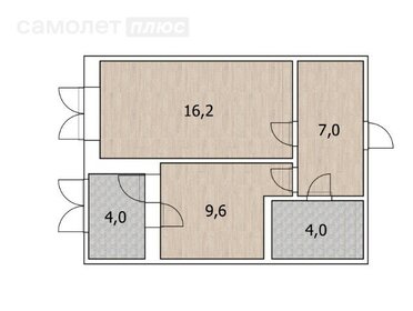 38,3 м², 1-комнатная квартира 5 600 000 ₽ - изображение 33