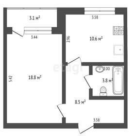 49,1 м², 1-комнатная квартира 5 500 000 ₽ - изображение 55