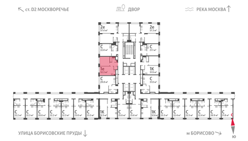 33,1 м², 1-комнатная квартира 10 900 000 ₽ - изображение 87