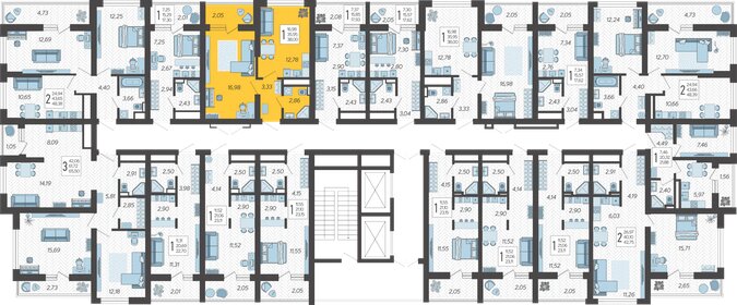 95,3 м², 1-комнатная квартира 97 206 000 ₽ - изображение 121
