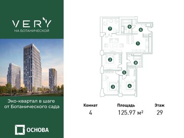 Квартира 125,4 м², 4-комнатная - изображение 1