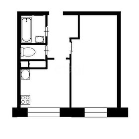 Квартира 33 м², 1-комнатная - изображение 1