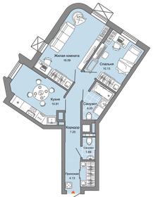 69 м², 2-комнатная квартира 7 726 376 ₽ - изображение 82