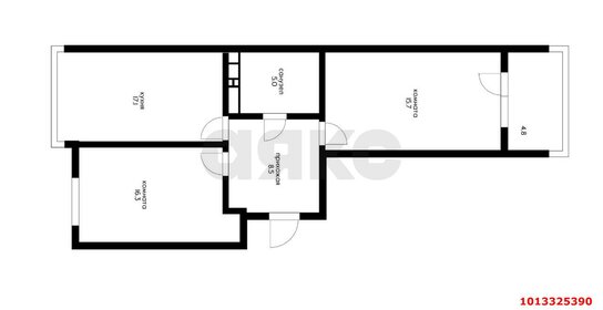 Квартира 67,4 м², 3-комнатная - изображение 1