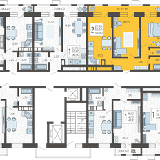 Квартира 59,6 м², 2-комнатная - изображение 2