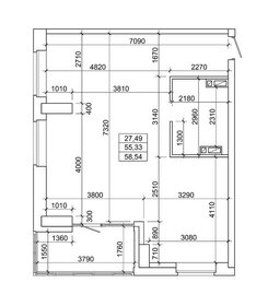 Квартира 55,4 м², 2-комнатная - изображение 3