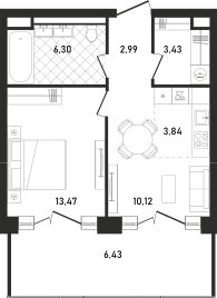 30 м², квартира-студия 17 000 000 ₽ - изображение 98