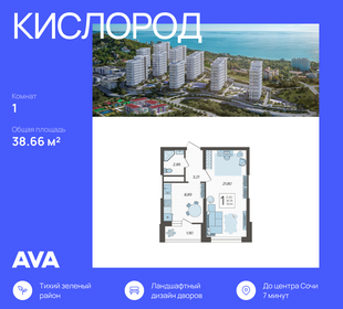68 м², 1-комнатные апартаменты 24 000 000 ₽ - изображение 119