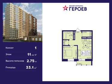 31,9 м², 1-комнатная квартира 6 478 890 ₽ - изображение 36