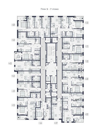 68,2 м², 3-комнатная квартира 9 472 850 ₽ - изображение 14