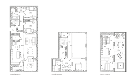 259,7 м², 3-комнатные апартаменты 66 700 000 ₽ - изображение 15