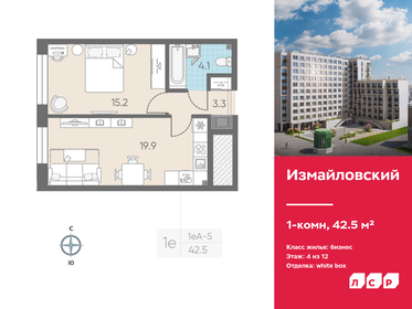 46,3 м², 1-комнатные апартаменты 13 900 000 ₽ - изображение 71