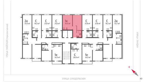 33,5 м², 1-комнатная квартира 3 952 464 ₽ - изображение 12