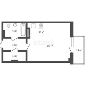 33,7 м², 1-комнатная квартира 3 750 000 ₽ - изображение 58