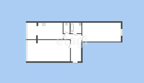 62,2 м², 2-комнатная квартира 5 750 000 ₽ - изображение 56