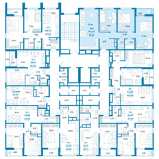 Квартира 81,6 м², 3-комнатная - изображение 2